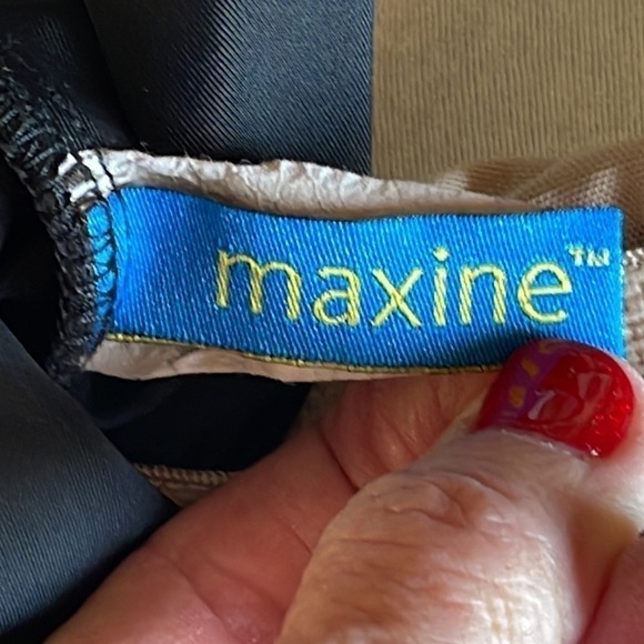 Maxine Black Ruched Front One Piece Swimsuit - Picture 4 of 5